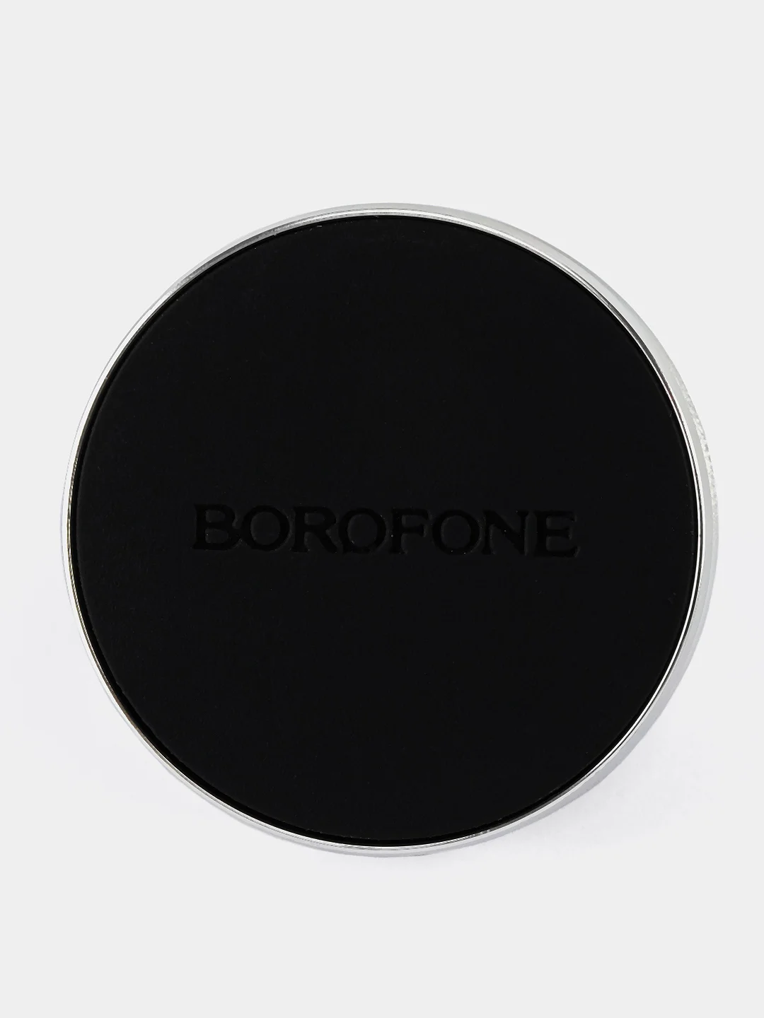Серебряный автомобильный магнитный держатель для телефона Borofone BH8