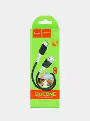 Черный usb - Type-C кабель для зарядки телефона Android / быстрая зарядка 3A / силикон, термостойкий