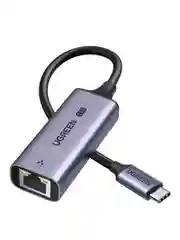 Серый адаптер UGREEN CM648 (25051) USB-A 3.0 to RJ45 2.5G Ethernet Adapter. Цвет: серый