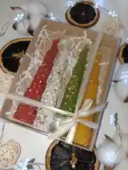 Разноцветный свечи Ёлочки из вощины декоративные, подарочный набор в коробке на Новый Год и Рождество