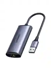 Серый адаптер UGREEN CM275 (70446) USB-C to RJ45 2.5G Ethernet Adapter. Цвет: серый космос