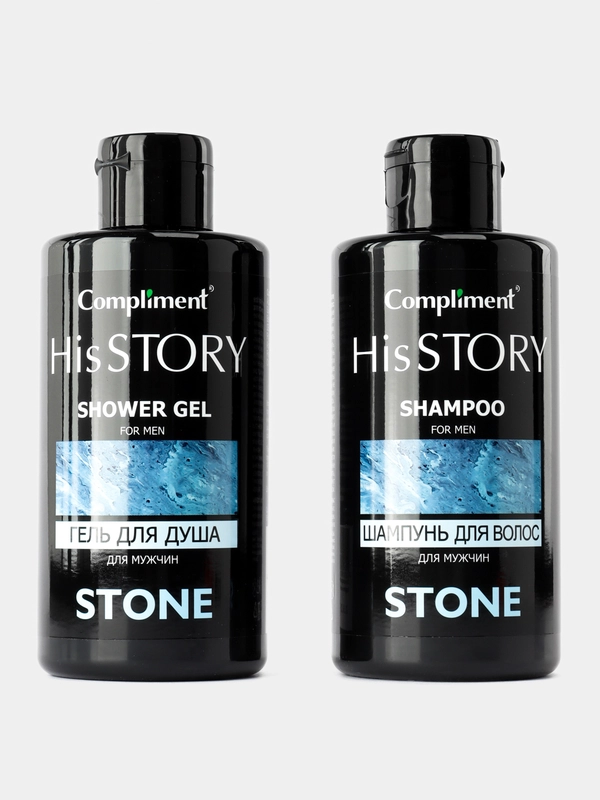 Compliment Подар.наб.His Story Stone 1431(Шампунь для волос 320мл+Гель для душа 320мл)