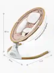 Серый качели электронные детские AMAROBABY ERGO SWING