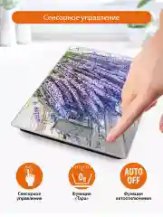 Фиолетовый весы кухонные электронные HOME ELEMENT HE-SC932 max 10кг, лаванда