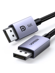 Кабель UGREEN DP118 (15384) Display Port Male To Male 16K Cable. Длина: 2м. Цвет: серый