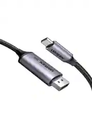 Серый кабель UGREEN CM707 (25865) USB-C to DisplayPort 16K@30Hz Cable. Длина: 2м. Цвет: серый