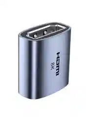 Серый адаптер UGREEN HD159 (90592) HDMI Female to Female 8K Adapter For Extension. Цвет: серый