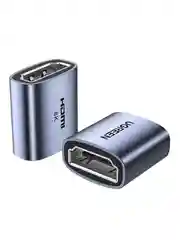 Серый адаптер UGREEN HD159 (90592) HDMI Female to Female 8K Adapter For Extension. Цвет: серый
