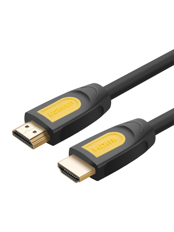 Кабель UGREEN HD101 (11106) HDMI Male To Male Round Cable. Длина: 15м. Цвет: желто-черный