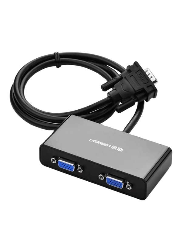 Сплиттер UGREEN (20918) 1*2 VGA splitter. Цвет: черный