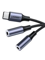 Разветвитель UGREEN AV144 (30732) USB Type C Male to 35mm 2 Female Audio Cable