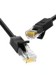 Черный кабель сетевой UGREEN NW102 (60545) Cat 6 8-Core U/UTP Ethernet Cable. Длина: 1,5м.