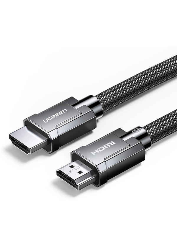 Кабель UGREEN HD135 (70319) 8K HDMI 2.1 Male To Male Cable в оплетке. Длина 1 м.