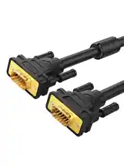 Черный кабель UGREEN VG101 (11632) VGA Male to Male Cable. Длина 5 м. Цвет: черный