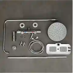 Смеситель Lemark Tropic LM7010C, для ванны и душа, термостатический