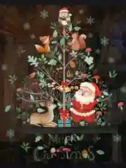 Новогодние наклейки на окна, новогодние украшения для дома, декор