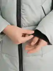 Мятный куртка женская зима