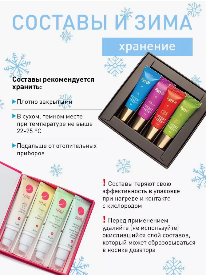 Составы для ламинирования ресниц Sigma НОВЫЕ,быстрые 5 мл