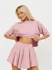 Угольный пижама женская с шортами