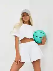 Угольный пижама женская с шортами