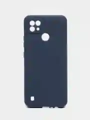 Синий чехол для Realme C21 силиконовый (Реалми С21)