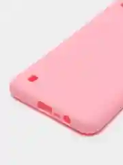 Розовый чехол для Realme C21 силиконовый (Реалми С21)