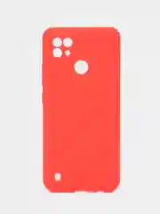 Красный чехол для Realme C21 силиконовый (Реалми С21)
