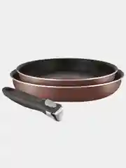 Набор посуды TEFAL Ingenio 3 предмета: сковорода 24см, сковорода 28см, съемная ручка