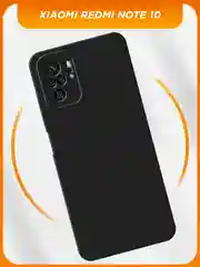 Черный чехол на Xiaomi Redmi Note 10/10S/Poco M5s / Сяоми Редми Нот 10 черный, с принтом