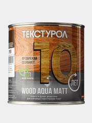 Текстурол WOOD AQUA MATT, защитно-декоративное средство на водной основе, Орех, 0,8 л