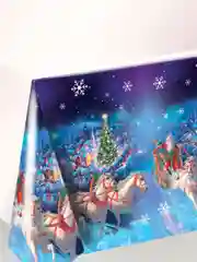 Лазурный скатерть  новогодняя одноразовая