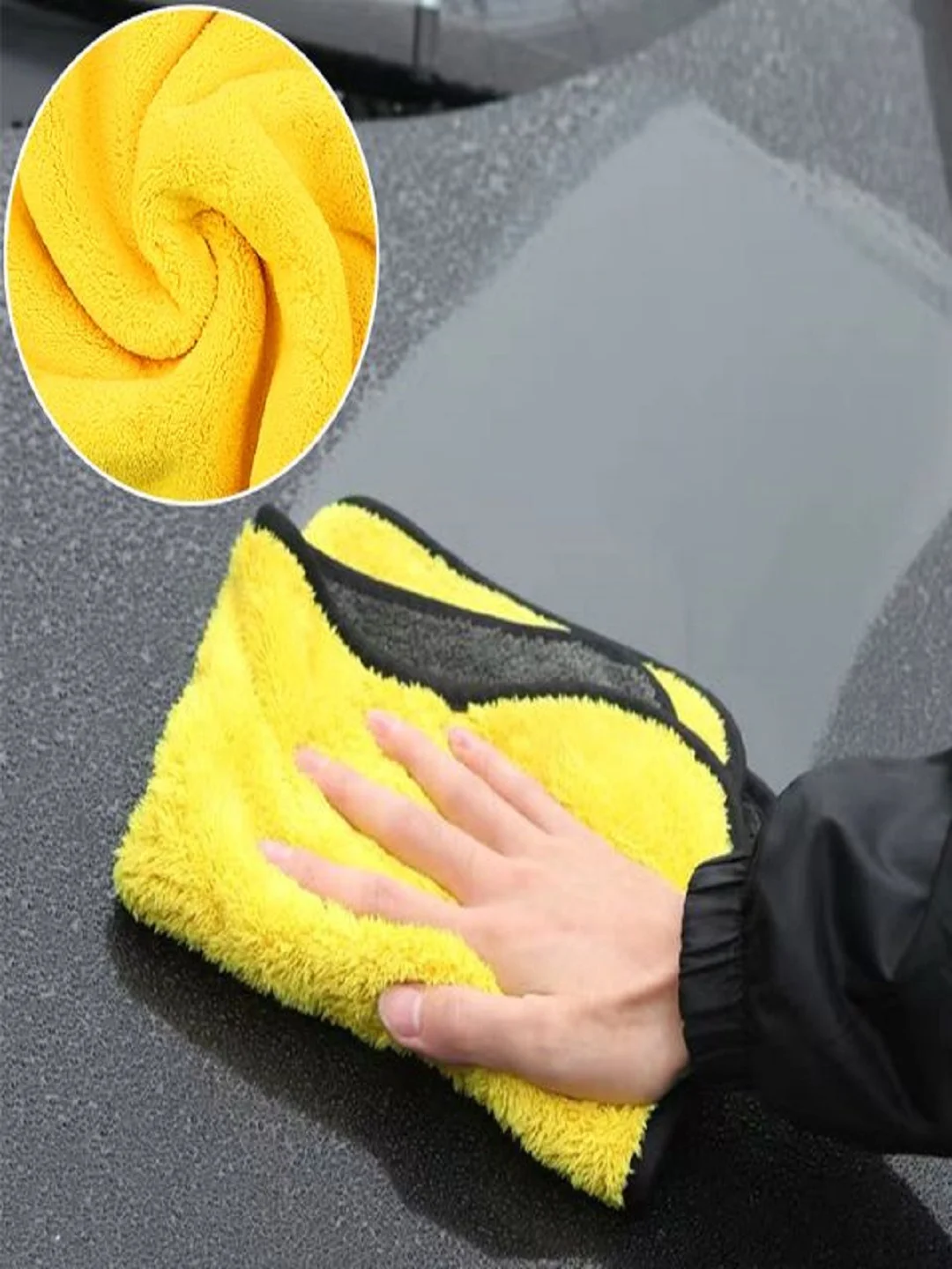 Тряпка для мытья авто, CARTAGE, микрофибра, 400 г/м