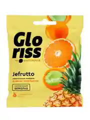 Жевательные конфеты Gloriss Jefrutto, в шоколаде, с различными вкусами