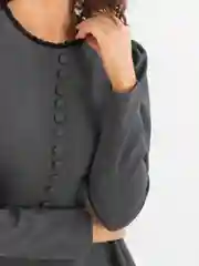 Серый платье женское повседневное