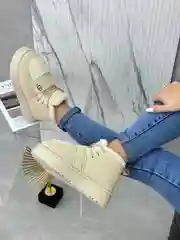 Кремовый ботинки женские зимние, угги женские