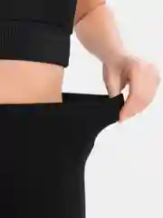 Женские зимние теплые лосины с мехом в рубчик