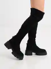 Угольный женские ботфорты, евро - зима