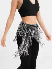 Серебряный пояс для танца живота