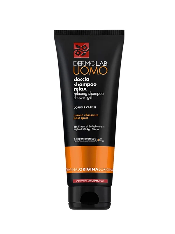 DEBORAH DERMOLAB Гель для душа и шампунь RELAXING SHAMPOO SHOWER GEL ORIGINAL 250 мл