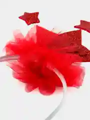 Красный ободок для волос"Звезда"