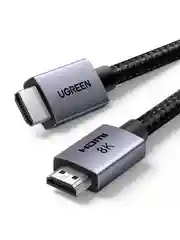 Серый кабель UGREEN HD171 (35376) HDMI 2.1 Male To Male 8K Cable. Длина: 5м. Цвет: серый