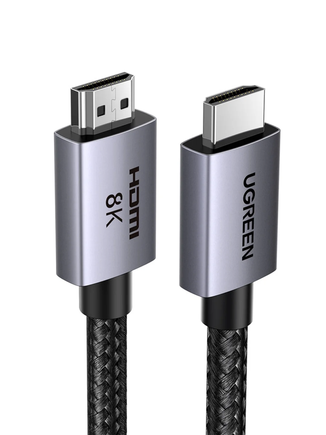 Серый кабель UGREEN HD171 (35376) HDMI 2.1 Male To Male 8K Cable. Длина: 5м. Цвет: серый