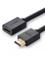 Черный кабель UGREEN HD107 (10142) HDMI Male to Female Cable. Длина: 2м. Цвет: черный