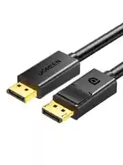 Черный кабель UGREEN DP102 (10212) DP Male to Male Cable. Длина 3 м. Цвет: черный