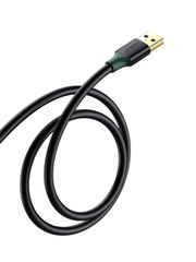 Кабель UGREEN US129 (10373) USB 3.0 Extension Male Cable. Длина 2 м. Цвет: черный