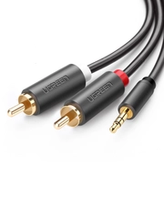 Аудиокабель UGREEN AV102 (10513) 3.5mm Male to 2 RCA Male Audio Cable. Длина: 5м.