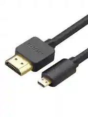 Черный кабель UGREEN HD127 (30104) Micro HDMI to HDMI Cable. Длина: 3м. Цвет: черный