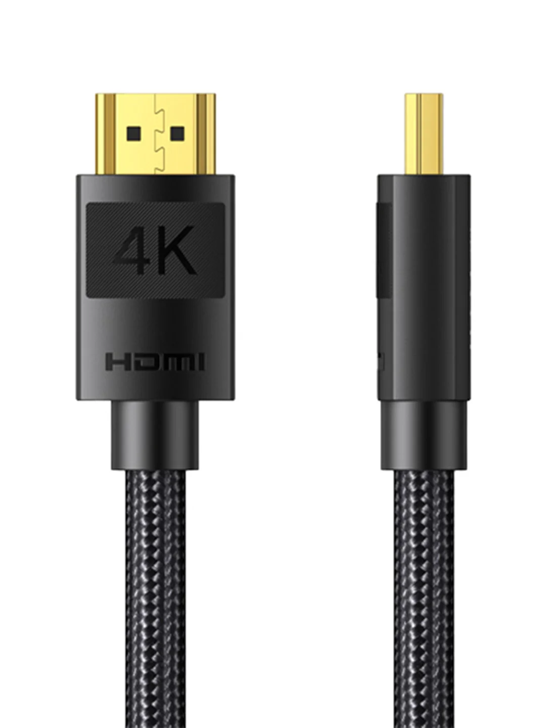 Черный кабель UGREEN HD119 (30999) 4K HDMI Cable Male to Male Braided. Длина 1 м. Цвет: черный