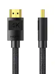 Черный кабель UGREEN HD119 (40102) 4K HDMI Cable Male to Male Braided. Длина 3м. Цвет: черный