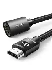 Черный кабель-удлинитель UGREEN HD151 (40400) HDMI 8K Male To Female Extension Cable.